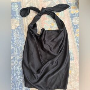 Chic Ramy Brook Black Halter Top